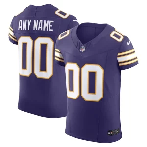 Exceptional Minnesota Vikings Nike Vapor F.U.S.E. Elite Custom Jersey