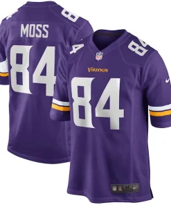 Superb Randy Moss Minnesota Vikings Nike Game Retired Player Jersey