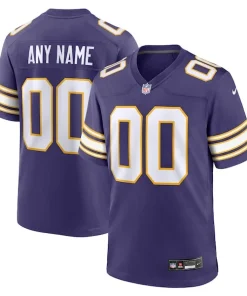Gorgeous Minnesota Vikings Nike Classic Custom Game Jersey