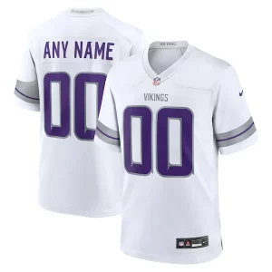 Exceptional Minnesota Vikings Nike Alternate Custom Game Jersey