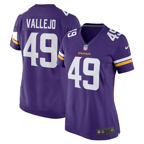 Premium Tanner Vallejo Minnesota Vikings Nike Women's Team Game Jersey