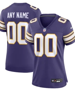 Outstanding Minnesota Vikings Nike Women's Classic Custom Game Jersey