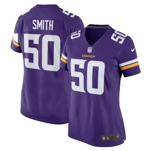 Exceptional TJ Smith Minnesota Vikings Nike Women's Home Game Player Jersey