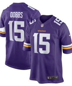 Premium Joshua Dobbs Minnesota Vikings Nike Game Jersey