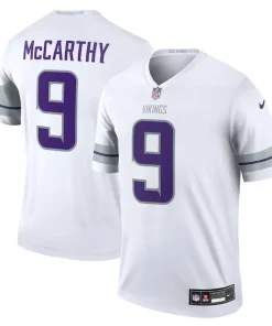 Exceptional J.J. McCarthy Minnesota Vikings Nike Alternate Legend Player Performance Top