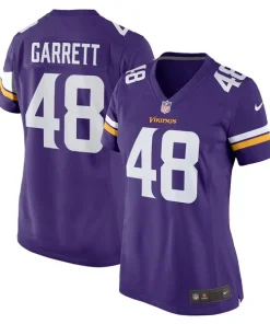 Exceptional Chris Garrett Minnesota Vikings Nike Women's Home Game Player Jersey