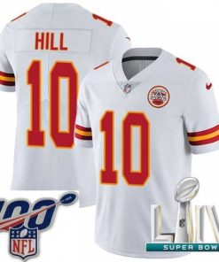 Premium 2020 Super Bowl LIV Nike Kansas City Chiefs #10 Tyreek Hill White Vapor Untouchable Limited Player NFL Jersey