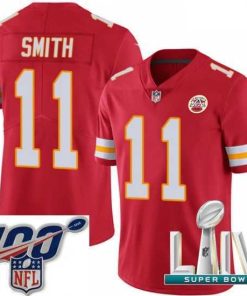 Marvelous 2020 Super Bowl LIV Nike Kansas City Chiefs #11 Alex Smith Red Team Color Vapor Untouchable Limited Player NFL Jersey