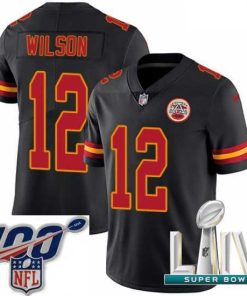 Exquisite 2020 Super Bowl LIV Nike Kansas City Chiefs #12 Albert Wilson Limited Black Rush Vapor Untouchable NFL Jersey