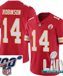 Premium 2020 Super Bowl LIV Nike Kansas City Chiefs #14 Demarcus Robinson Red Team Color Vapor Untouchable Limited Player NFL Jersey