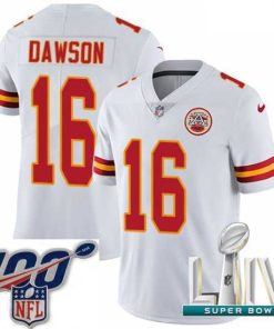 Superb 2020 Super Bowl LIV Nike Kansas City Chiefs #16 Len Dawson White Vapor Untouchable Limited Player NFL Jersey