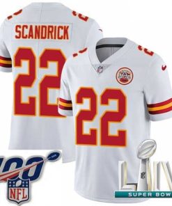 Marvelous 2020 Super Bowl LIV Nike Kansas City Chiefs #22 Orlando Scandrick White Vapor Untouchable Limited Player NFL Jersey