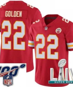 Marvelous 2020 Super Bowl LIV Nike Kansas City Chiefs #22 Robert Golden Red Team Color Vapor Untouchable Limited Player NFL Jersey