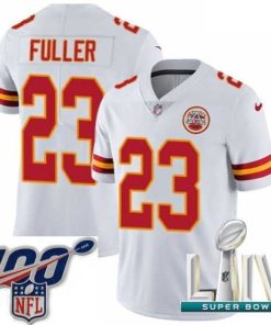 Gorgeous 2020 Super Bowl LIV Nike Kansas City Chiefs #23 Kendall Fuller White Vapor Untouchable Limited Player NFL Jersey