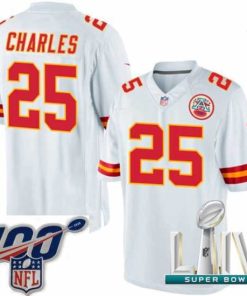 Marvelous 2020 Super Bowl LIV Nike Kansas City Chiefs #25 Jamaal Charles White Vapor Untouchable Limited Player NFL Jersey