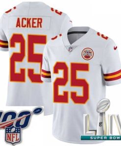 Superb 2020 Super Bowl LIV Nike Kansas City Chiefs #25 Kenneth Acker White Vapor Untouchable Limited Player NFL Jersey