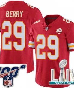 Superb 2020 Super Bowl LIV Nike Kansas City Chiefs #29 Eric Berry Red Team Color Vapor Untouchable Limited Player NFL Jersey