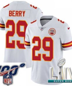 Premium 2020 Super Bowl LIV Nike Kansas City Chiefs #29 Eric Berry White Vapor Untouchable Limited Player NFL Jersey
