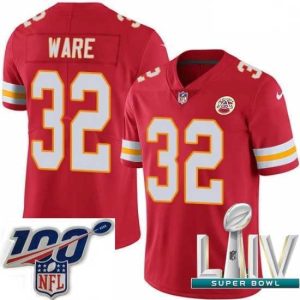 Exceptional 2020 Super Bowl LIV Nike Kansas City Chiefs #32 Spencer Ware Red Team Color Vapor Untouchable Limited Player NFL Jersey