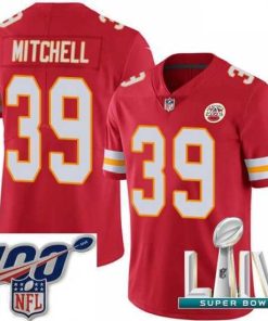 Outstanding 2020 Super Bowl LIV Nike Kansas City Chiefs #39 Terrance Mitchell Red Team Color Vapor Untouchable Limited Player NFL Jersey