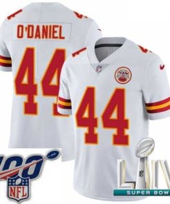 Superior 2020 Super Bowl LIV Nike Kansas City Chiefs #44 Dorian O'Daniel White Vapor Untouchable Limited Player NFL Jersey
