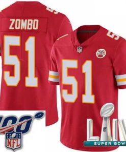 High quality 2020 Super Bowl LIV Nike Kansas City Chiefs #51 Frank Zombo Red Team Color Vapor Untouchable Limited Player NFL Jersey