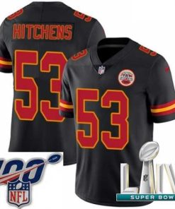 Marvelous 2020 Super Bowl LIV Nike Kansas City Chiefs #53 Anthony Hitchens Limited Black Rush Vapor Untouchable NFL Jersey