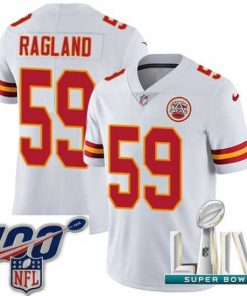 High quality 2020 Super Bowl LIV Nike Kansas City Chiefs #59 Reggie Ragland White Vapor Untouchable Limited Player NFL Jersey