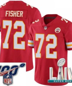 Premium 2020 Super Bowl LIV Nike Kansas City Chiefs #72 Eric Fisher Red Team Color Vapor Untouchable Limited Player NFL Jersey