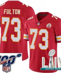 Exceptional 2020 Super Bowl LIV Nike Kansas City Chiefs #73 Zach Fulton Red Team Color Vapor Untouchable Limited Player NFL Jersey