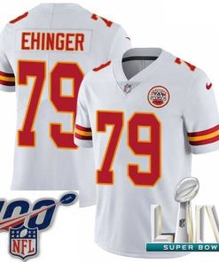 Outstanding 2020 Super Bowl LIV Nike Kansas City Chiefs #79 Parker Ehinger White Vapor Untouchable Limited Player NFL Jersey