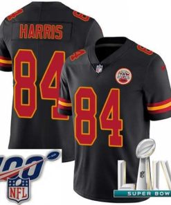 Marvelous 2020 Super Bowl LIV Nike Kansas City Chiefs #84 Demetrius Harris Limited Black Rush Vapor Untouchable NFL Jersey