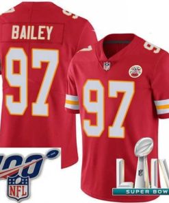 Premium 2020 Super Bowl LIV Nike Kansas City Chiefs #97 Allen Bailey Red Team Color Vapor Untouchable Limited Player NFL Jersey