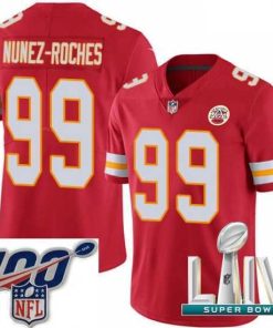 Exquisite 2020 Super Bowl LIV Nike Kansas City Chiefs #99 Rakeem Nunez-Roches Red Team Color Vapor Untouchable Limited Player NFL Jersey