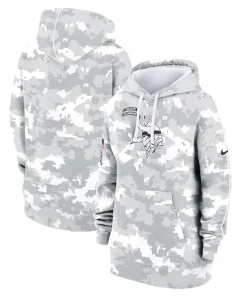 High quality Minnesota Vikings Nike Women's 2024 Salute To Service Club Fleece Pullover Hoodie