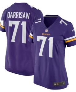 Superior Christian Darrisaw Minnesota Vikings Nike Women's Game Jersey