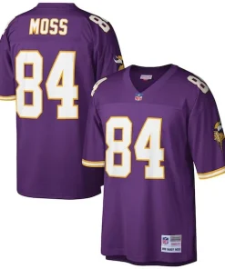 Gorgeous Randy Moss Minnesota Vikings Big & Tall 1998 Retired Player Replica Jersey