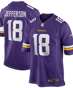 Finest Justin Jefferson Minnesota Vikings Nike Player Game Jersey