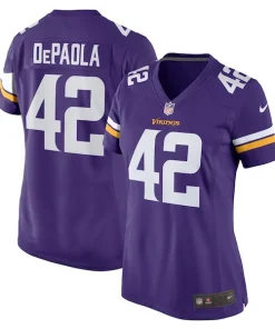 Marvelous Andrew DePaola Minnesota Vikings Nike Women's Game Jersey