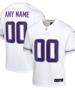 High quality Minnesota Vikings Nike Youth Alternate Custom Game Jersey