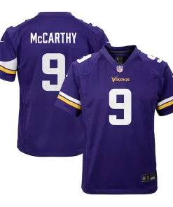 Gorgeous J.J. McCarthy Minnesota Vikings Nike Youth Team Player Game Jersey