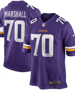 High quality Jim Marshall Minnesota Vikings Nike Game Retired Player Jersey