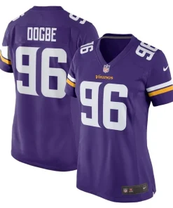 Outstanding Michael Dogbe Minnesota Vikings Nike Women's Team Game Jersey