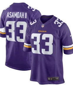 Superior Brian Asamoah Minnesota Vikings Nike Player Game Jersey