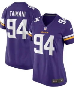 Marvelous Taki Taimani Minnesota Vikings Nike Women's Game Jersey