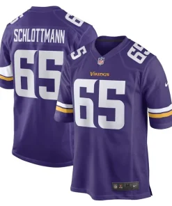 Gorgeous Austin Schlottmann Minnesota Vikings Nike Game Player Jersey