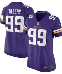 Outstanding Jerry Tillery Minnesota Vikings Nike Women's Game Jersey
