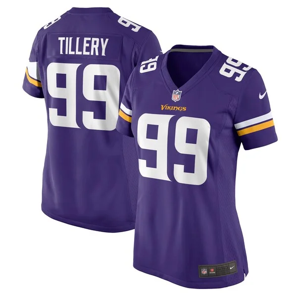 Outstanding Jerry Tillery Minnesota Vikings Nike Women's Game Jersey