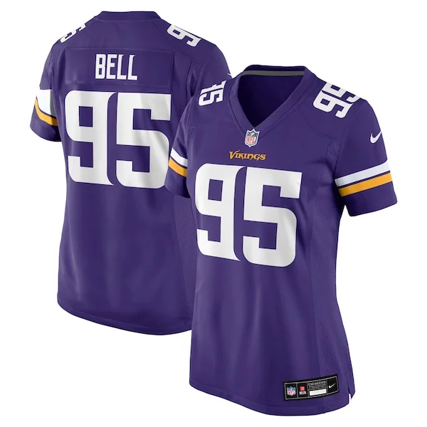 Finest Travis Bell Minnesota Vikings Nike Women's Game Jersey