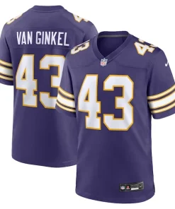 Exquisite Andrew Van Ginkel Minnesota Vikings Nike Alternate Game Jersey